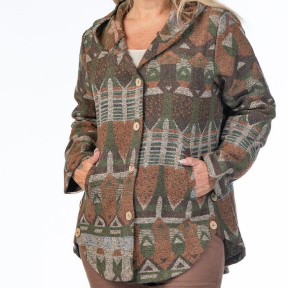 New Papillon Country Western Mountain Jacket coat boho hipster festival coat - Picture 3 of 10